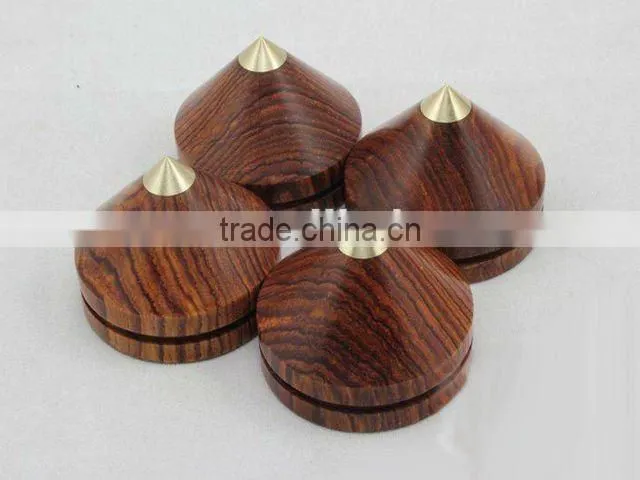 Red Sandalwood Isolation Feet + Red Sandalwood Base Plates HT2