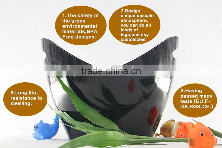 New design high quality plastic ice bucket wholesales