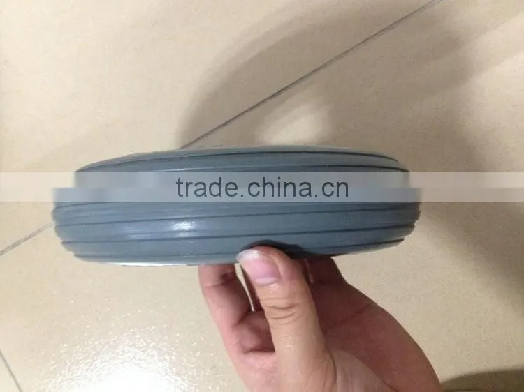 New launched products 13'' chrome plated pu foam wheel