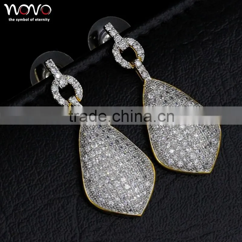 Fashionable metal brass classical earrings