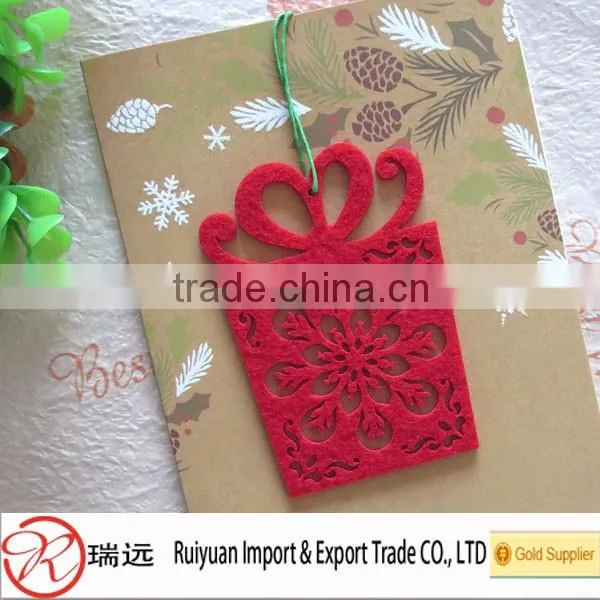2016 latest design handmade super quality Felt Christmas Decoration