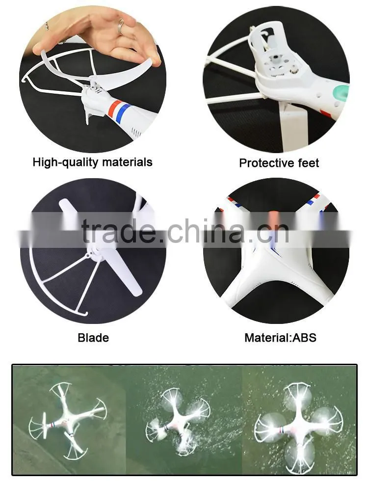 Waterproof 2.4G wholesale quadcopter rc drone with lights and lcd screen controller