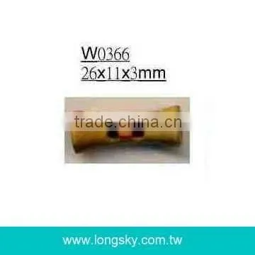 (#W0373) fashion one hole wooden toggle for winter coat