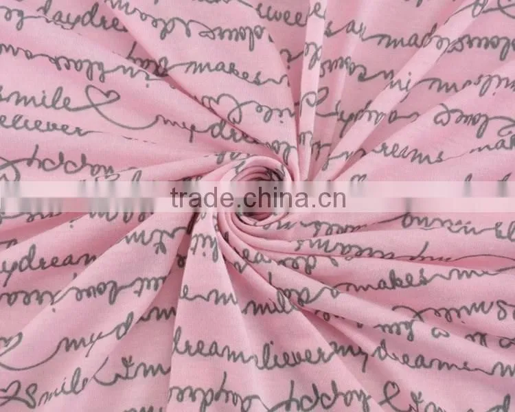 Jiufan textile polyester printed fabric for garments