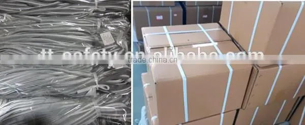 EN20471 high visibility reflective piping for safety clothing garment bags