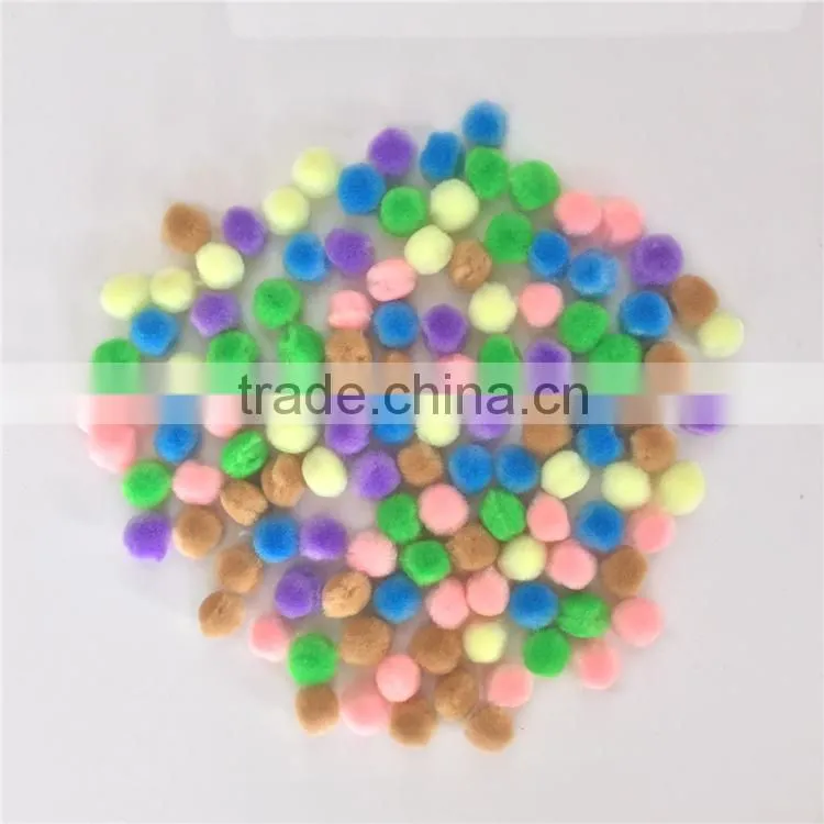 Factory supply DIY crafts acrylic pale series pompoms toys for kids or wedding party decoration