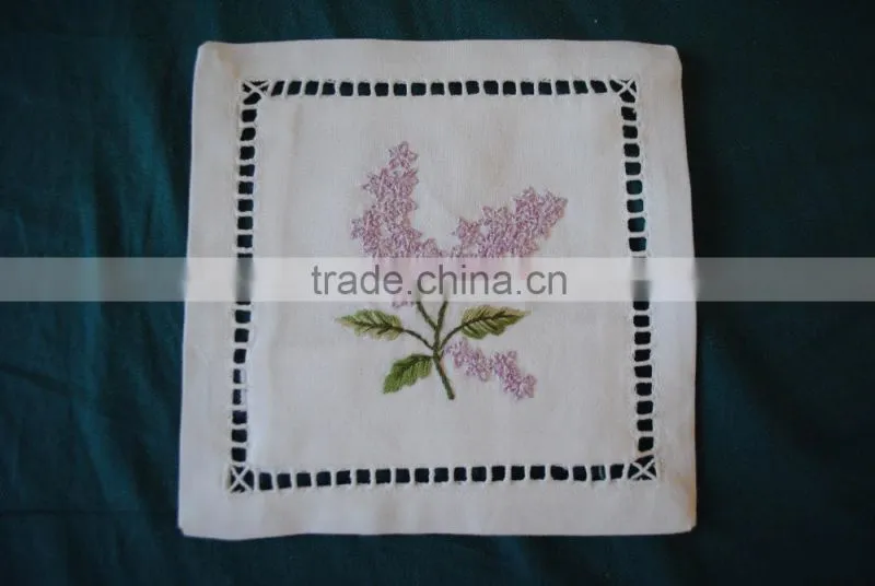 hand embroidery lavender bag