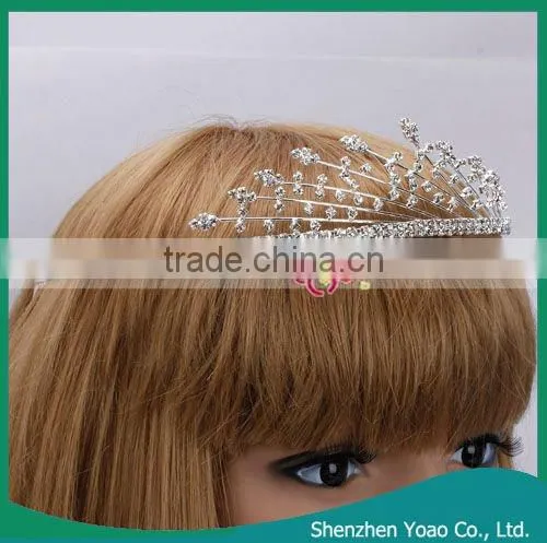 Noblest Tree Branch Rhinestone Crown Headband