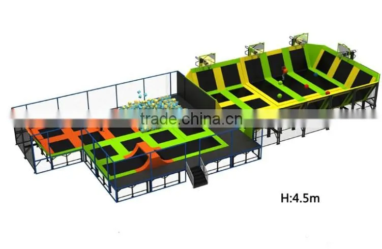 hot sale children indoor trampoline equipment fitnrss equipment