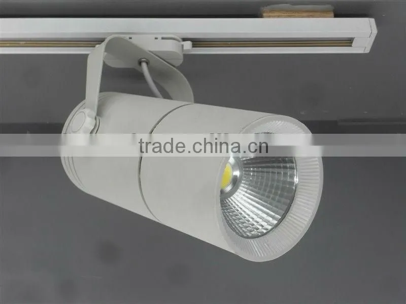 high brighness! 24w COB led track light,led track spot light,commercial led track lighting,2-pin led track light