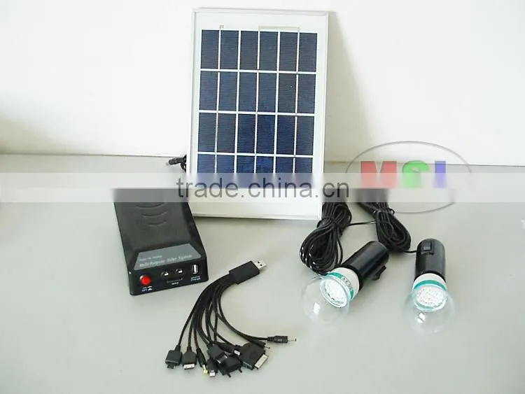 Small Portable Home Solar Led Lighting Kit For Home
