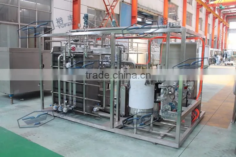 Juice/milk board UHT pasteurizer