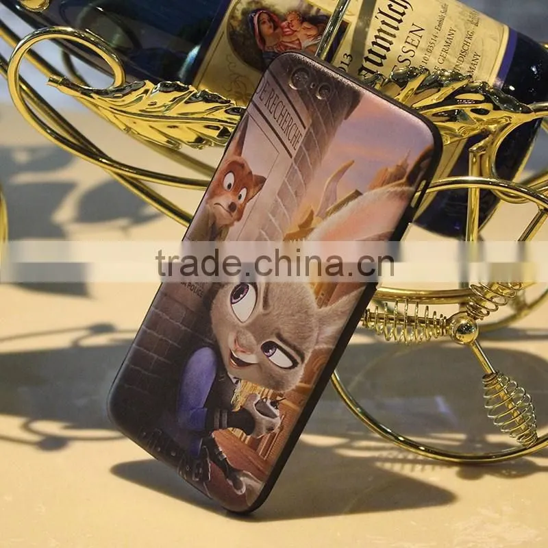 Transparent phone case mobile phone case for iphone 6 with TPU material