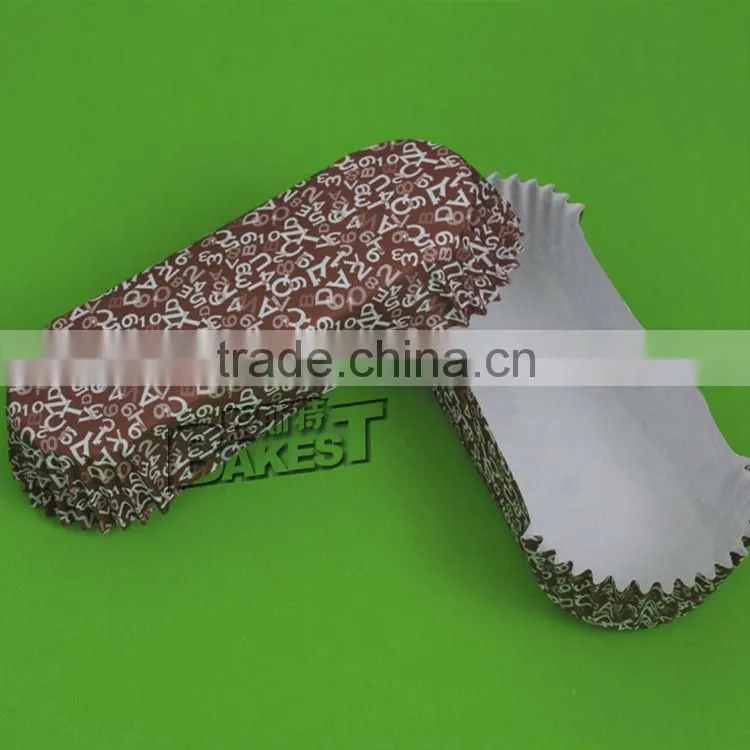 boat shape red cherry blossom small size paper cakecups liners/