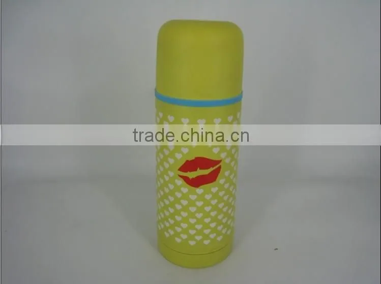 Fashionable design stainless steel vacuum bullet type flask