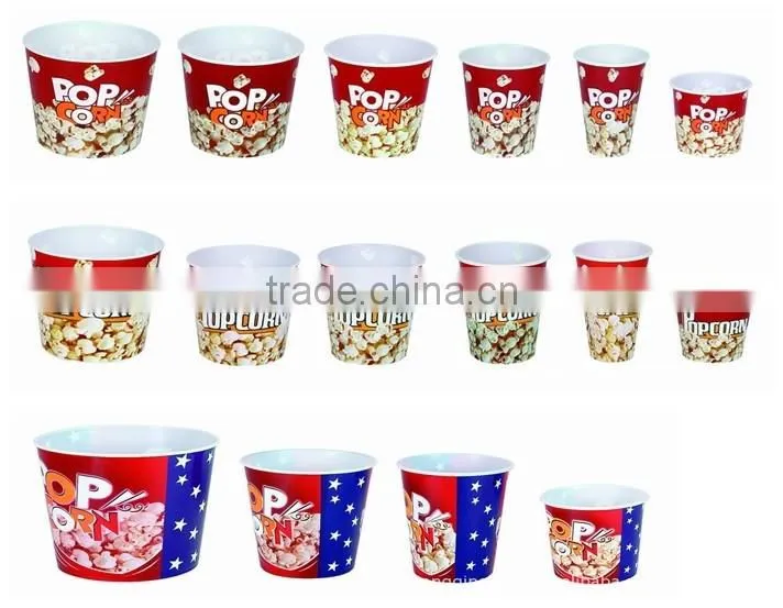 32oz disposable paper popcorn cup container
