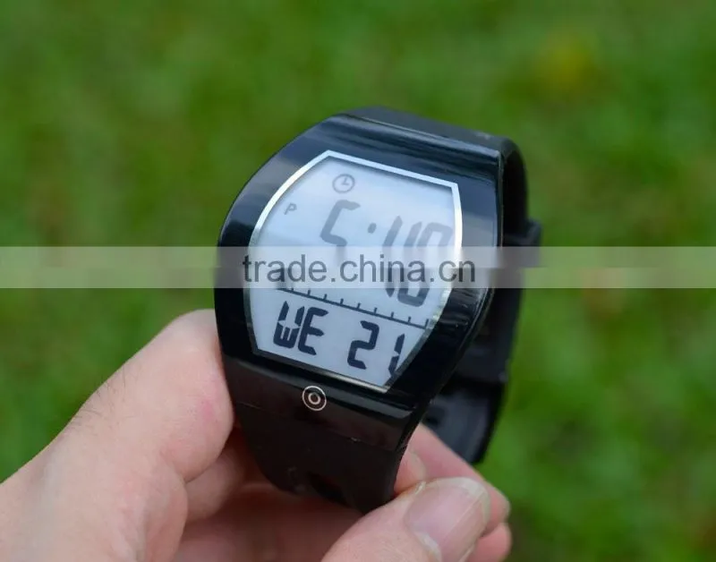 Bluetooth ce rohs smart watch with Curved E-ink Touch Screen fitness watch