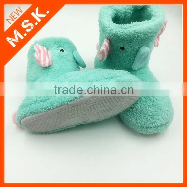 Fashion cartoon soft knee-high baby boots eva