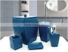 2016 Hot-sale Fashion solid ceramic bathroom sets/plastic lotion pump