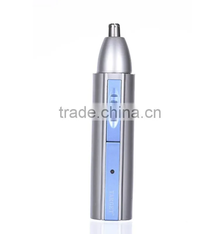Steel cutting blades electric trim nose and ear hair trimmer