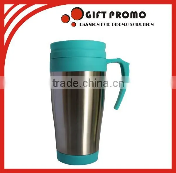Double Wall Paper Insert Plastic Travel Mug