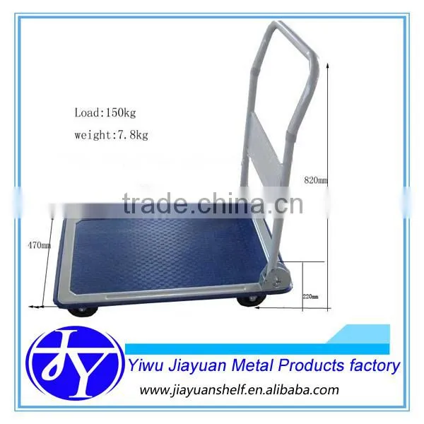 warehouse hand trolley with platform