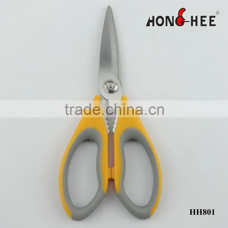 Multi purpose non-stick paint scissors with nut cracker amd can opener