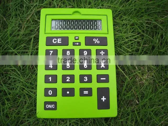 NEW DESIGN DUAL POWER COLOR MINI POCKET HAND-HELD CALCULATOR