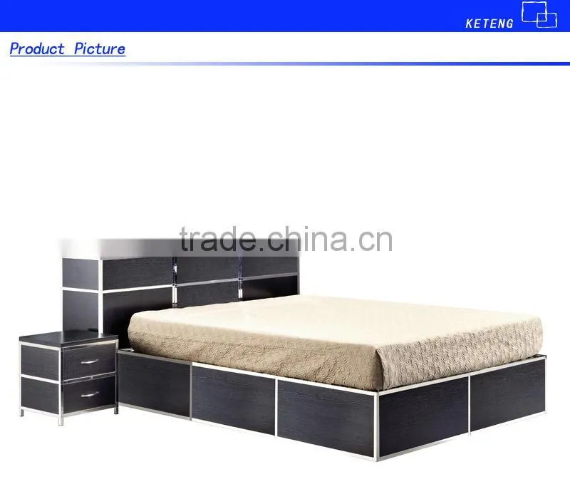 1.5M stainless steel hotel bed