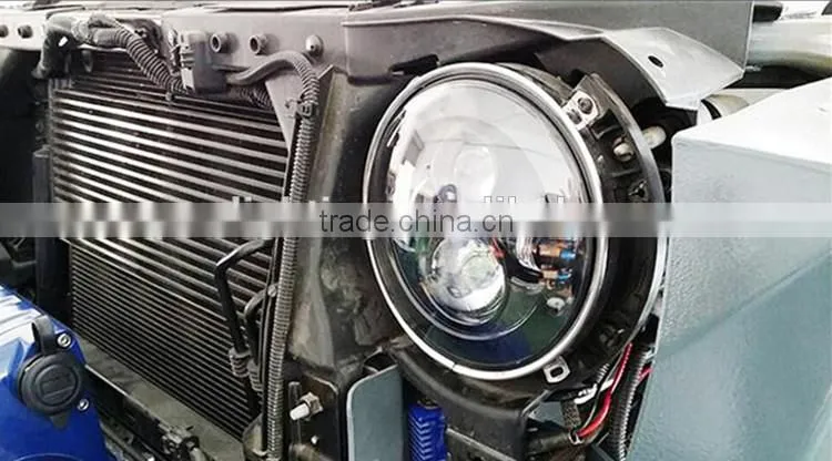 Hi/Low 60W Jeep Wrangler 7inch Led Headlight with DOT Certificate