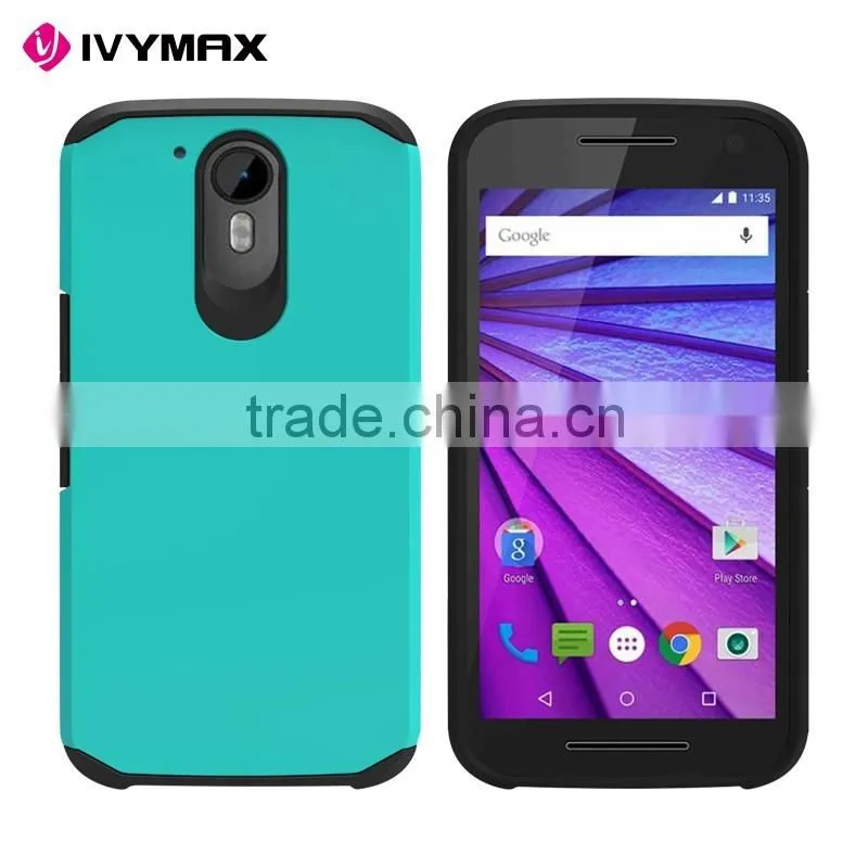 Top sale wholesale hybrid combo case for Motorola Moto G4 Plus