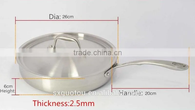 Best stainless steel non-stick frying pan high quality
