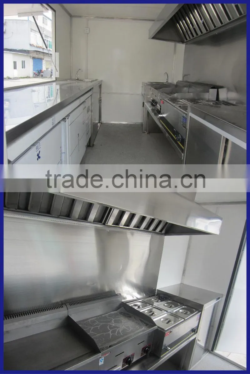 European quality , Chinese Price car food truck mobile food vending mobile food van for sale