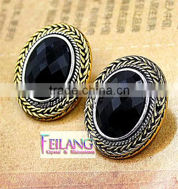 European And American Vintage Personality Alloy Earrings Stud Earrings