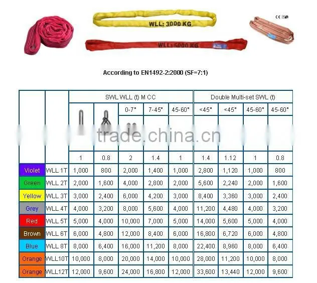 hot sale manufactory polyester webbing sling/cargo web/lifting strap 5T