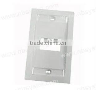 Arc Face Plate 2 port, size:70x115mm