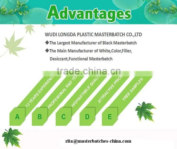 White masterbatch for dry compound/casting/milk membrane/plastic raw material