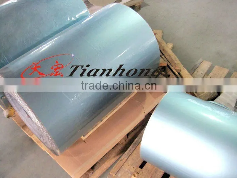 Laminated aluminium polyester tape for cable wrapping