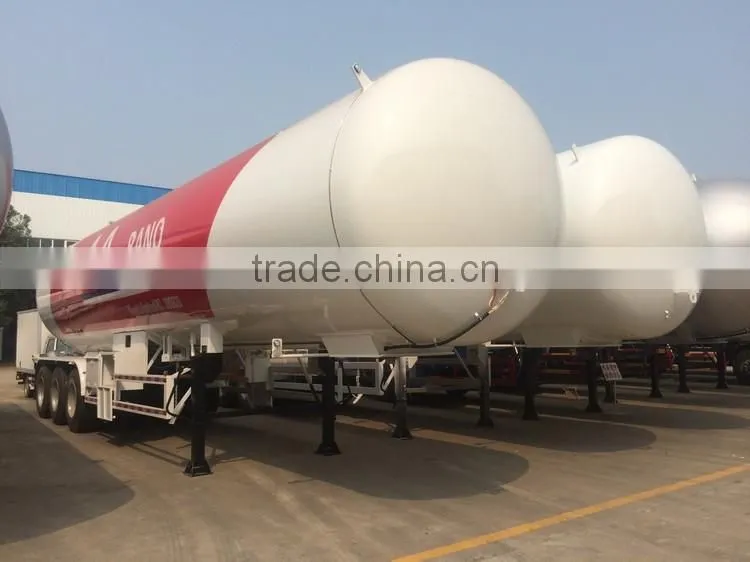 58500L 3 axle lpg semi trailer