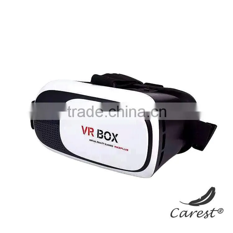 Wholesale VR BOX Helmet 3D Virtual Reality Headset 3D VR Glasses for 4 - 6 Inch Smartphone