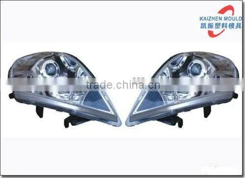 Plastic car front lamp injection mold,auto lamp mold