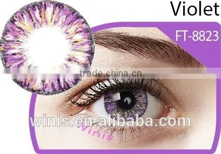 17mm Angel contact lens wholesale 3 tone SFDA korean big eye color contact lenses