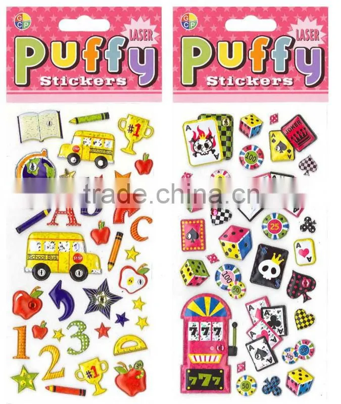 Laser Puffy sticker