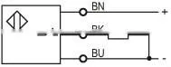Metal cylinderical photoelectric sensor Retro reflection