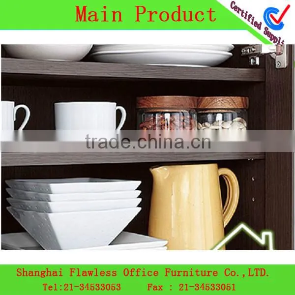 2013 Economical And Practical PVC microwave shelf Kitchen Cabinet combination wooden kitchen furniture LF-KF-0095