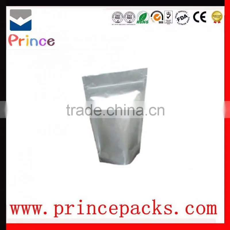 plastic packing with zipper lock/hdpe t-shirt plastic bag