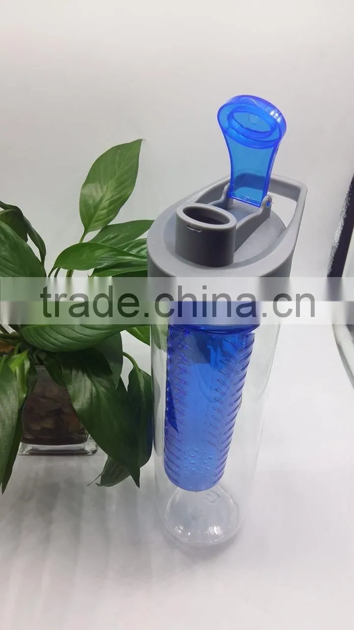 friendly water bottle with fruit Infuser with cap