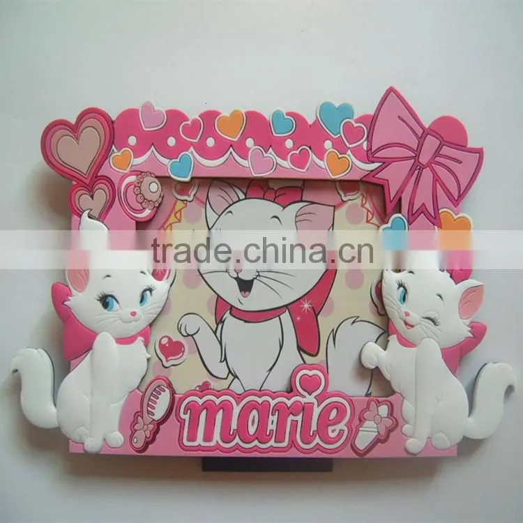 Soft 3D Pvc Rubber Photoes Frame Picture Frame