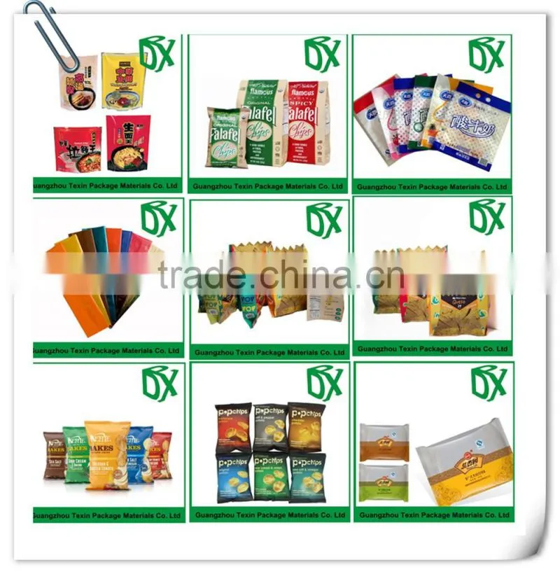 Good quality US chocolate powder zip lock plastic laminate packaging bag in guang zhou