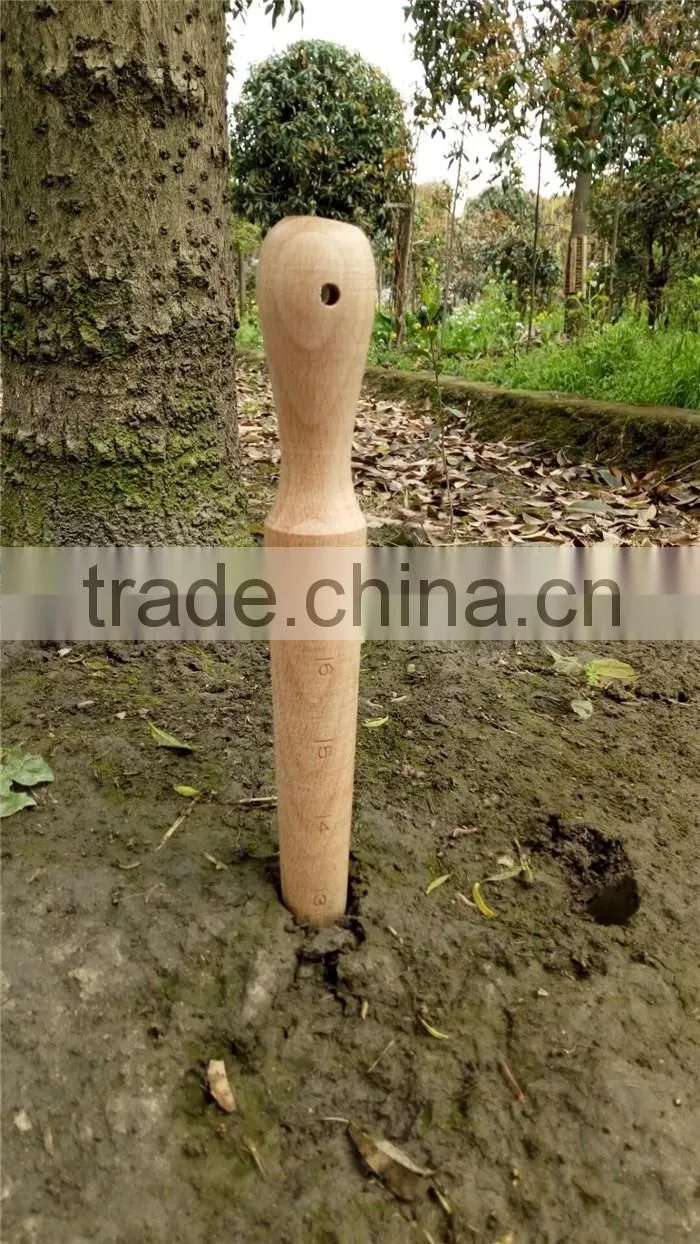 10 1/4 inches long wooden seed plant spacing rule